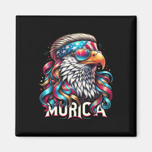 4th Of July Patriotic Funny Eagle July 4th Usa Mur Magnet