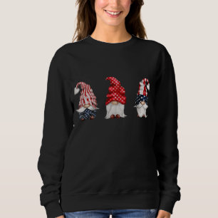 4th Of July Patriotic Gnomes Funny Cute American U Sweatshirt