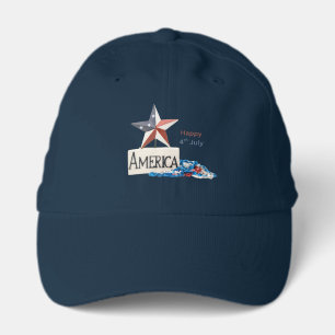 4th of July Patriotic Hat USA Flag Cap