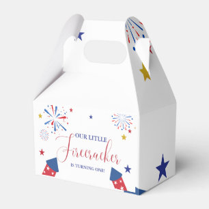 4th of July Patriotic independence  birthday party Favor Boxes