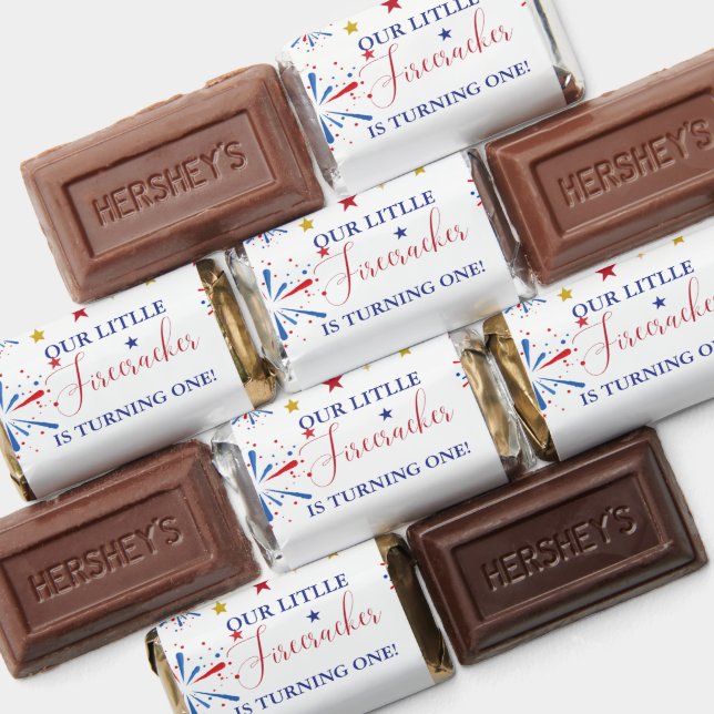 4th of July Patriotic independence  birthday party Hershey's Miniatures (Assorted)
