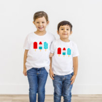 4th of July Patriotic Popsicles Kid’s Unisex T-Shirt