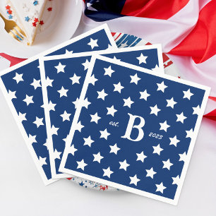 4th Of July Patriotic Stars and Stripes Napkins