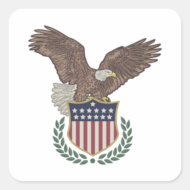 4th of July Patriotic Sticker (Front)