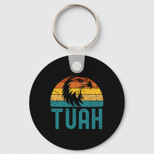 4th Of July Patriotic Usa Hawk Tuah Spit On That T Keychain