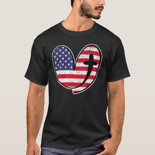 4th Of July Patriotic Usa Independence Day Subtle  T_Shirt