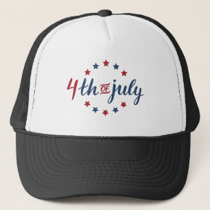 4th of July Patriotic USA stars independance  Trucker Hat
