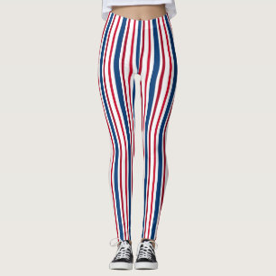 4th of July Pattern Leggings