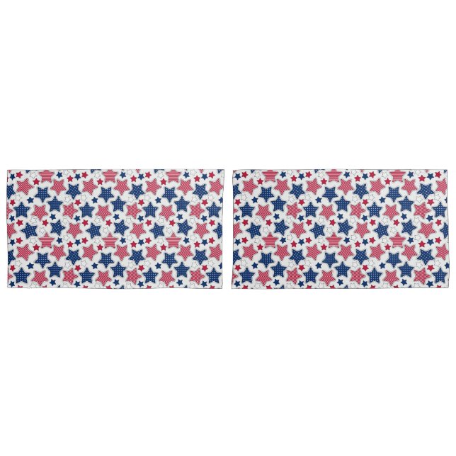 4th Of July Pillowcases (Front-Set)