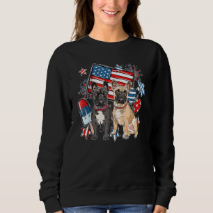 4th Of July Pitbull Dog Independence Day Patriotic Sweatshirt