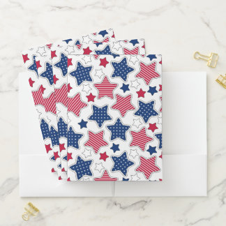 4th Of July Pocket Folders