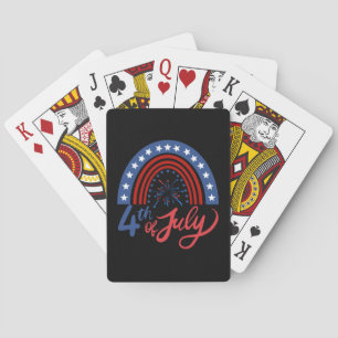 4th of July Poker Cards