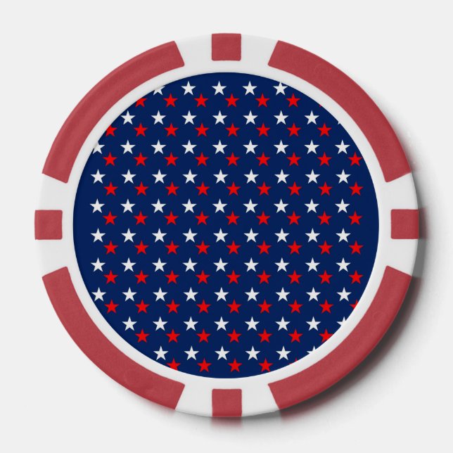 4th of July Poker Chips (Front)