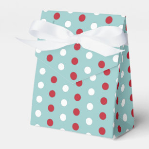 4th of July Polka Dot Pattern Favor Box