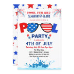 4th of July Pool Party Invitation 4th of July Pool Party Invitation