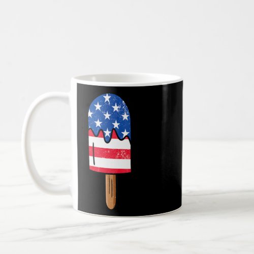 4th Of July Popsicle Red White Blue American Usa I Coffee Mug