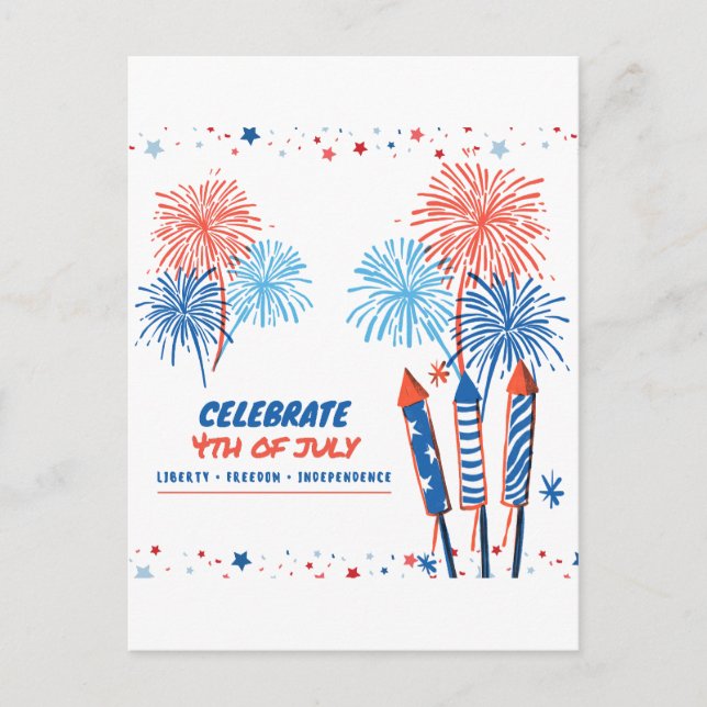 4th of july  postcard (Front)