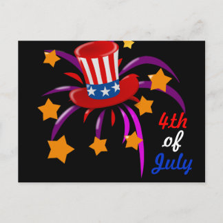 4th of July Postcard