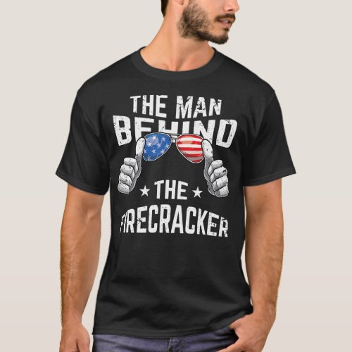 4th of July Pregnancy Shirt the Man Behind the Fir