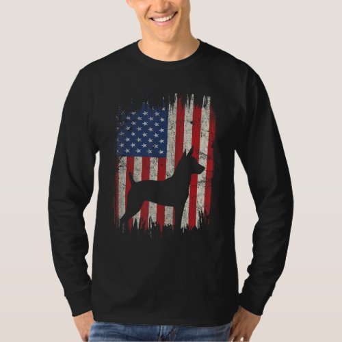 4th Of July Rat Terrier American Flag Patriotic Do T_Shirt