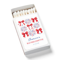 4th of July Red White and Blue Patriotic Party Matchboxes