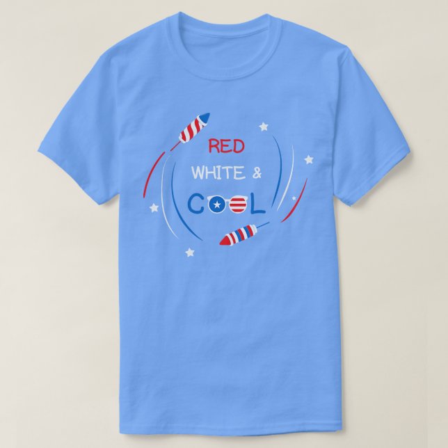 4th Of July Red White And Cool (12) T-Shirt (Design Front)