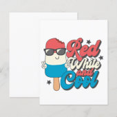 4th Of July Red White And Cool Popsicles (Front/Back)