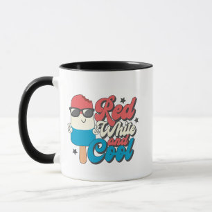 4th Of July Red White And Cool Popsicles Mug