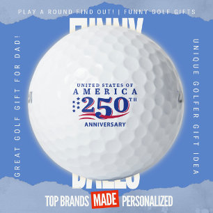 4th of July Scramble America 250th Anniversary Golf Balls