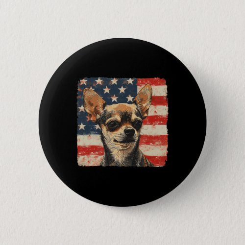 4th Of July Shirt Chihuahua Dog Men Women  Button
