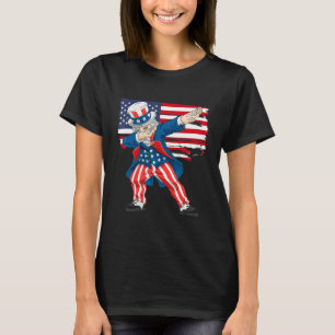 4th Of July Shirts For Kids Funny Dabbing Uncle Sa