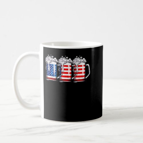 4th Of July Shirts For Men Beer American Flag Wome Coffee Mug