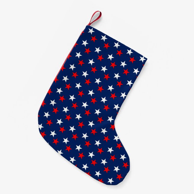 4th of July Small Christmas Stocking (Front (Hanging))