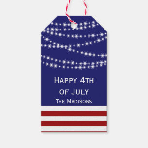 4th of July Sparkler Tag 5 with name
