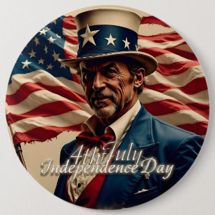 4th of July – Spirit of Independence Button