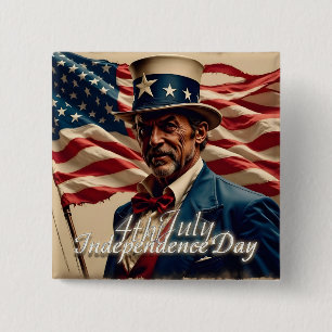 4th of July – Spirit of Independence Button