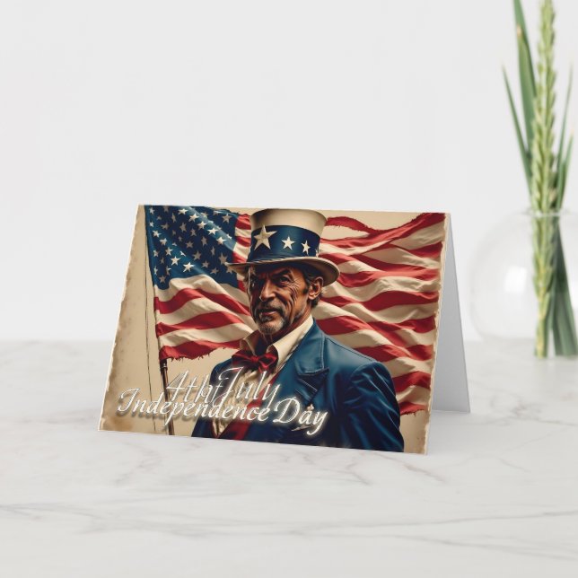 4th of July – Spirit of Independence Card (Front)