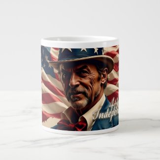 4th of July – Spirit of Independence Giant Coffee Mug