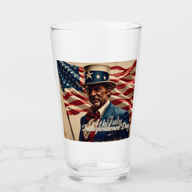 4th of July – Spirit of Independence Glass (Front)