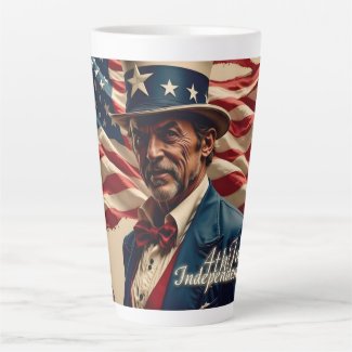 4th of July – Spirit of Independence Latte Mug