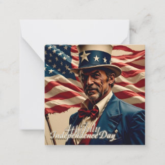 4th of July – Spirit of Independence Note Card