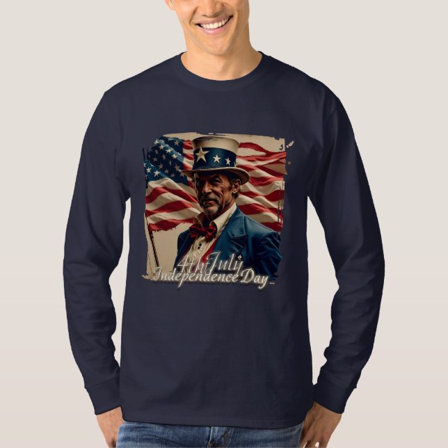 4th of July – Spirit of Independence T-Shirt (Front)