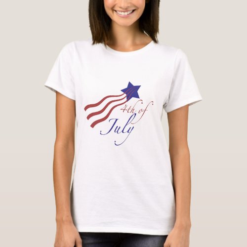4th of july stars and stripes T_Shirt