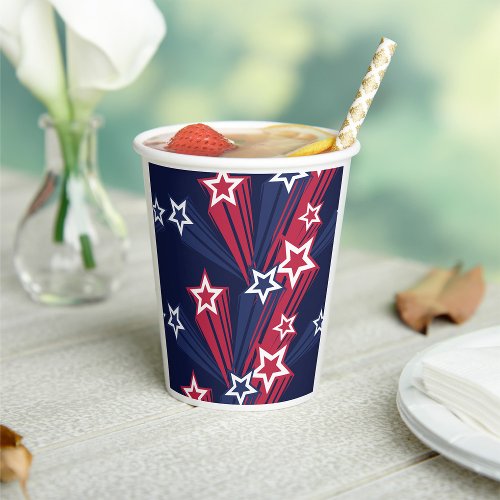 4th Of July Stars Paper Cups