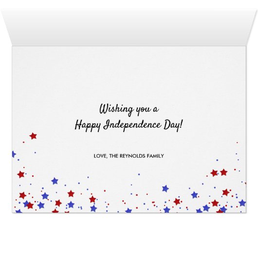 4th of July Stars Stripes Foil Balloons (Inside Horizontal (Bottom))