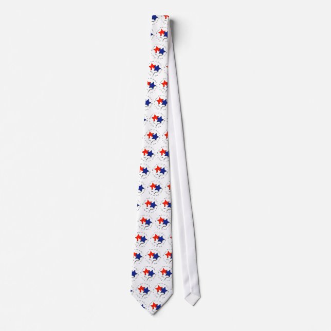 4th Of July Stars Tie (Front)