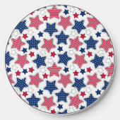 4th Of July Stars Wireless Charger (Front)