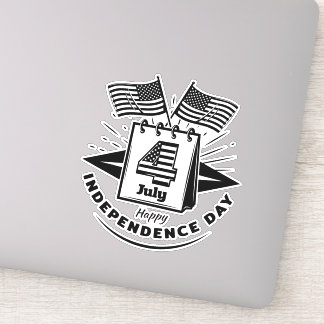 4th of July Sticker