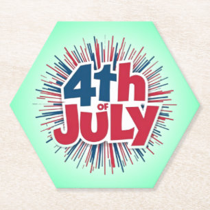 4th of July Sublimation-98146 Paper Coaster