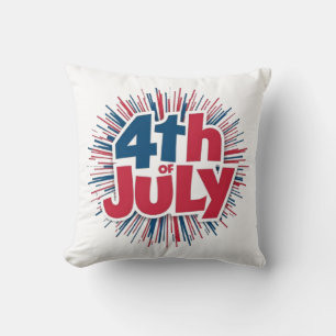 4th of July Sublimation-98146 Throw Pillow